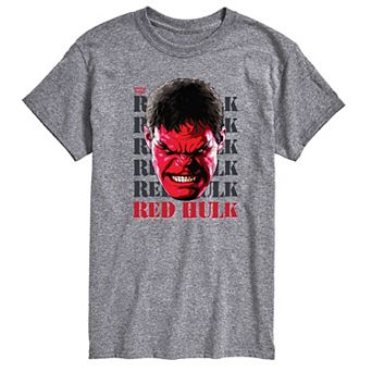 Men's Marvel Captain America Brave New World Red Hulk Head Graphic Tee