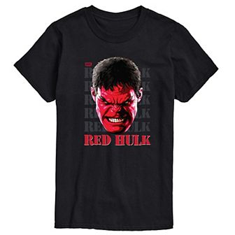 Men's Marvel Captain America Brave New World Red Hulk Head Graphic Tee