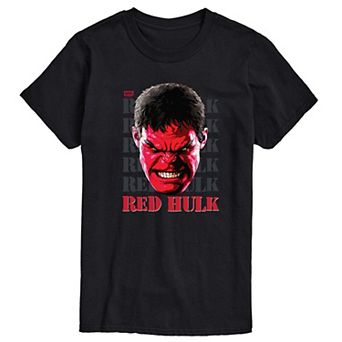 Men's Marvel Captain America Brave New World Red Hulk Head Graphic Tee