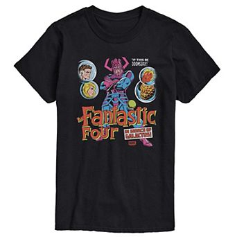 Men's Marvel The Fantastic Four In Search Of Galactus Graphic Tee