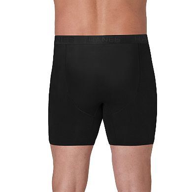 Big & Tall Hanes Ultimate® Comfort Sport Boxer Briefs, 3-Pack