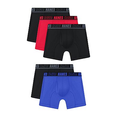 Men's Hanes® 4+1 Bonus Pack Breathable Mesh Boxer Briefs
