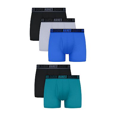 Men's Hanes® 4+1 Bonus Pack Total Support Pouch Boxer Briefs