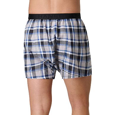 Men's Hanes® 5-Pack Core Assorted Plaid Woven 6-Inch Boxer Underwear