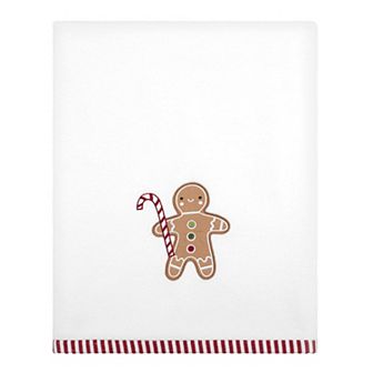 Avanti Gingerbread Man Bath Towel, 2 pk Hand Towel or 2 pk Ftip Towels