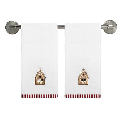 Avanti Gingerbread Man Bath Towel, 2pk. Hand Towel or 2pk. Ftip Towels