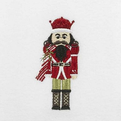 Avanti Peppermint Nutcracker Bath Towel, 2pk. Hand Towel or 2pk. Ftip Towels