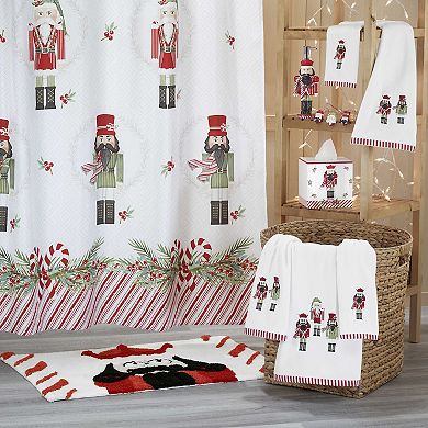 Avanti Peppermint Nutcracker Bath Towel, 2pk. Hand Towel or 2pk. Ftip Towels