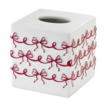 Avanti Christmas Bows Tissue Box Cover