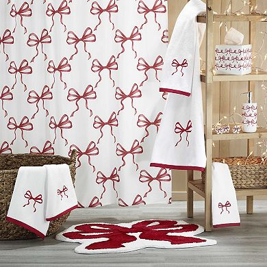 Avanti Christmas Bows 12-pc. Decorative Shower Curtain Hook Set