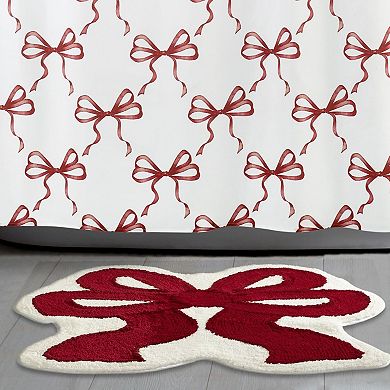 Avanti Christmas Bows Decorative Area Rug