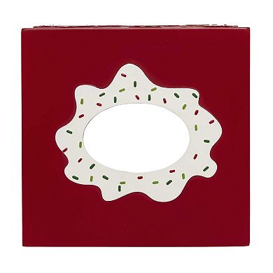 Avanti Gingerbread Man Tissue Box Cover