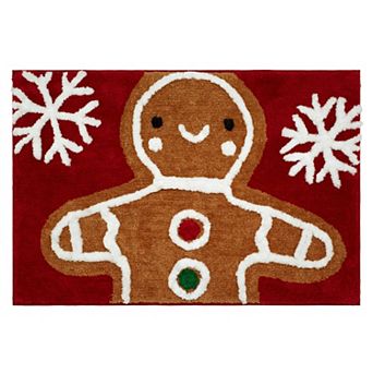 Avanti Gingerbread Man Decorative Area Rug