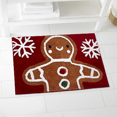 Avanti Gingerbread Man Decorative Area Rug
