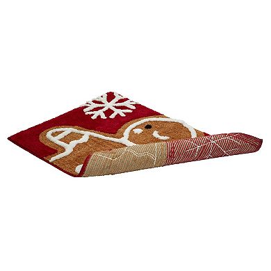 Avanti Gingerbread Man Decorative Area Rug