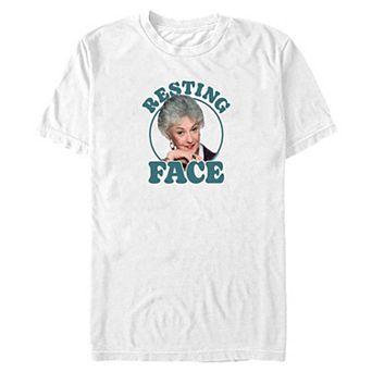 Big & Tall The Golden Girls Dorothy Zbornak Resting Face Graphic Tee