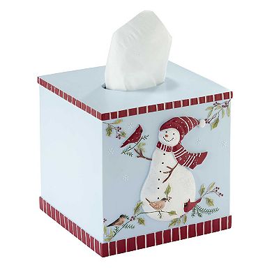 Avanti Holiday Cheer Snowman Tissue Box Cover