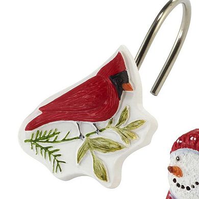 Avanti Holiday Cheer 12-pc. Decorative Shower Curtain Hook Set