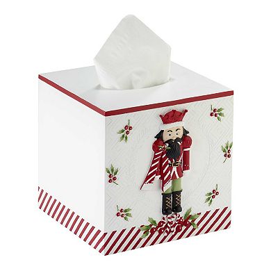 Avanti Peppermint Nutcracker Tissue Box Cover