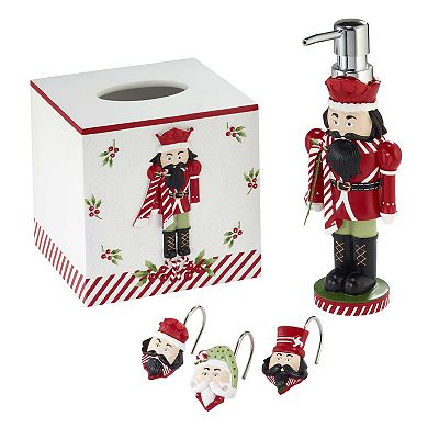 Avanti Peppermint Nutcracker Tissue Box Cover