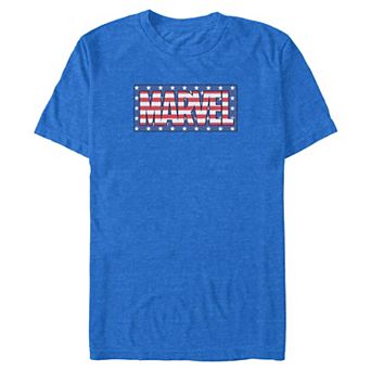 Big & Tall Marvel Americana Logo Graphic Tee
