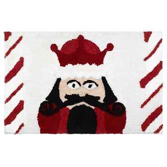 Avanti Peppermint Nutcracker Decorative Rug