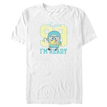 Big & Tall Nickelodeon SpongeBob SquarePants Touchdown I'm Ready Graphic Tee