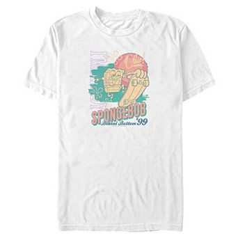 Big & Tall Nickelodeon SpongeBob SquarePants Skateboard Ollie Graphic Tee