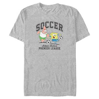 Big & Tall Nickelodeon SpongeBob SquarePants Bikini Bottom Premier Soccer League Graphic Tee