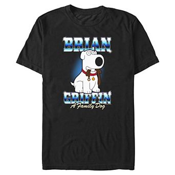 Big & Tall Family Guy Brian Griffin A Family Dog Graphic Tee
