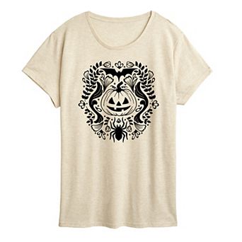 Women's Floral Pumpkin Graphic Tee