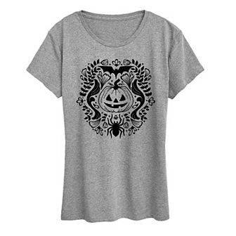Women's Floral Pumpkin Graphic Tee