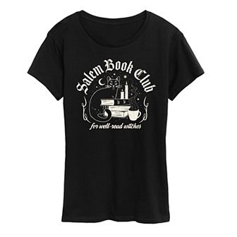 Women's Salem Book Club For Well-Read Witches Graphic Tee