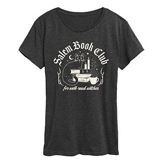 Women's Salem Book Club For Well-Read Witches Graphic Tee