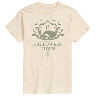 Big & Tall The Nightmare Before Christmas Welcome To Halloween Town Graphic Tee