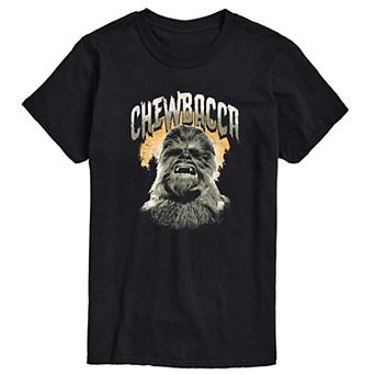 Big & Tall Star Wars Chewbacca Horror Poster Graphic Tee