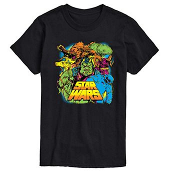 Big & Tall Star Wars Spooky Creatures Graphic Tee