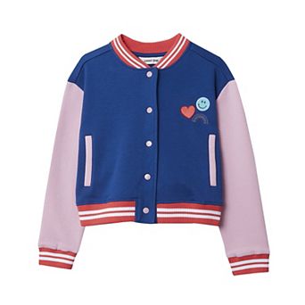 Girls 4-16 Lands' End Varsity Bomber Jacket