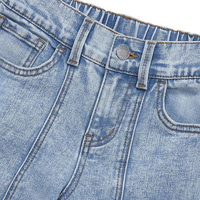 Girls 2-16 Lands' End Denim Cargo Wide Leg Jeans