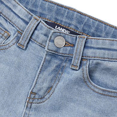 Girls 2-16 Lands' End Wide Leg Denim Jeans