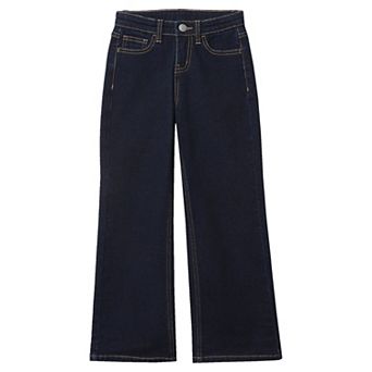 Girls 2-16 Lands' End Wide Leg Denim Jeans