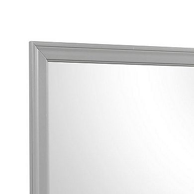 Ryla Dresser Mirror, Square Frame, Solid Wood