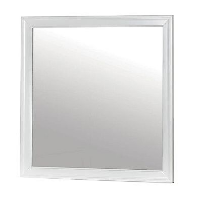 Ryla Dresser Mirror, Square Frame, Solid Wood