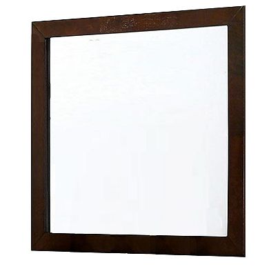 Ryla Dresser Vanity Mirror, Square Frame, Solid Wood