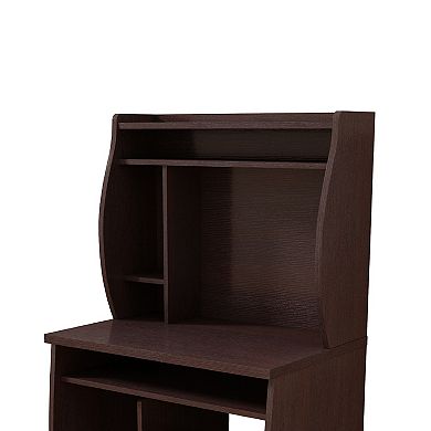 Niro Utility Desk Cart with Hutch, 7 Shelves
