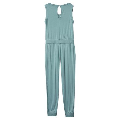 Girls Lands' End Casual Knit Jumpsuit