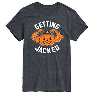 Big & Tall Getting Jacked Pumpkin Short Sleeve Graphic Tee