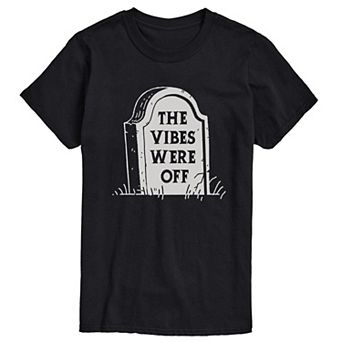 Big & Tall The Vibes Were Off Headstone Short Sleeve Graphic Tee