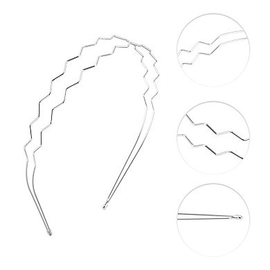 Women's Double Row Wave Headbands 1 Pc