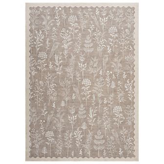 Garvee Machine Washable Flower Area Rug Non Slip Stain Resistant Rugs for Bedroom